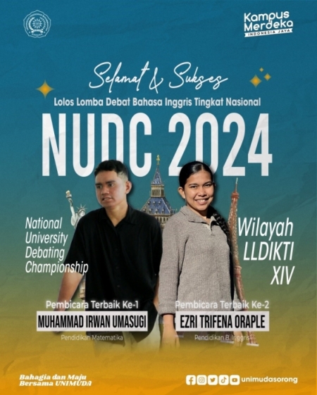 Ezri Trifena Oraple, kembali Ukir Prestasi; Unggul Seleksi Wilayah III NUDC Tahun 2024 Lolos ke Tingkat Nasional